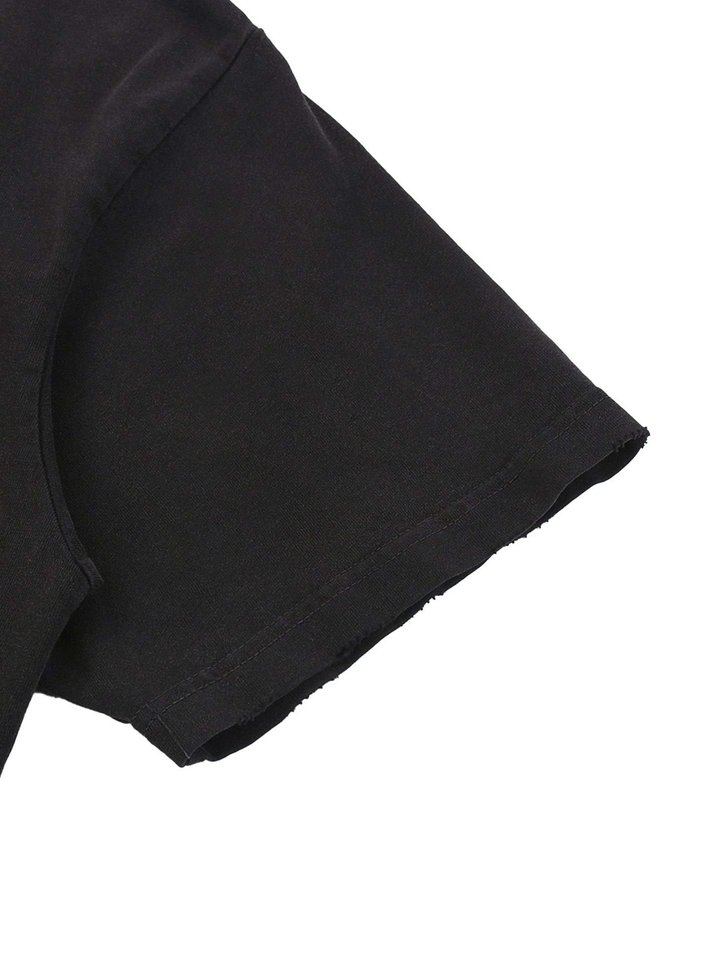 Snow Washed Raw-Hem Cowboy T-Shirt
