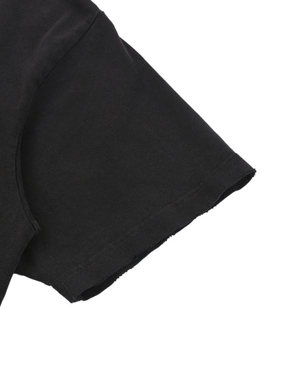 Snow Washed Raw-Hem Cowboy T-Shirt