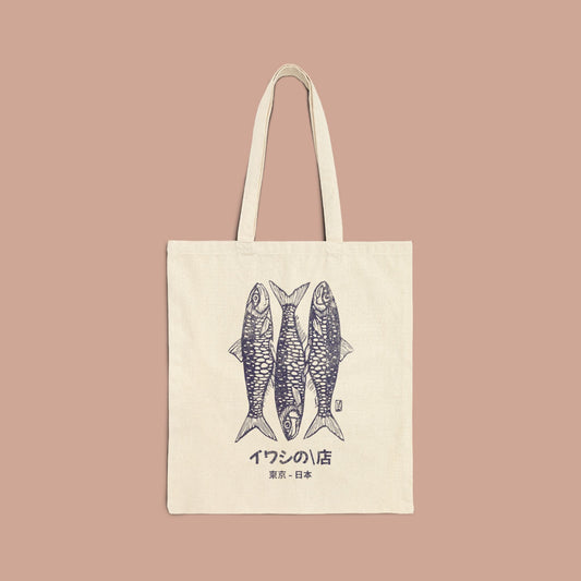 Japanese Sardine Shop Eco Friendly Tote Bag - KILLER RETRO