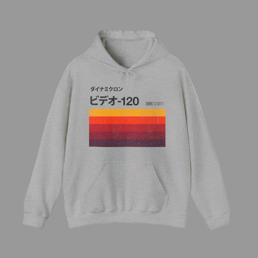 Japanese VHS Video Cassette Retro Graphic Hoodie - KILLER RETRO