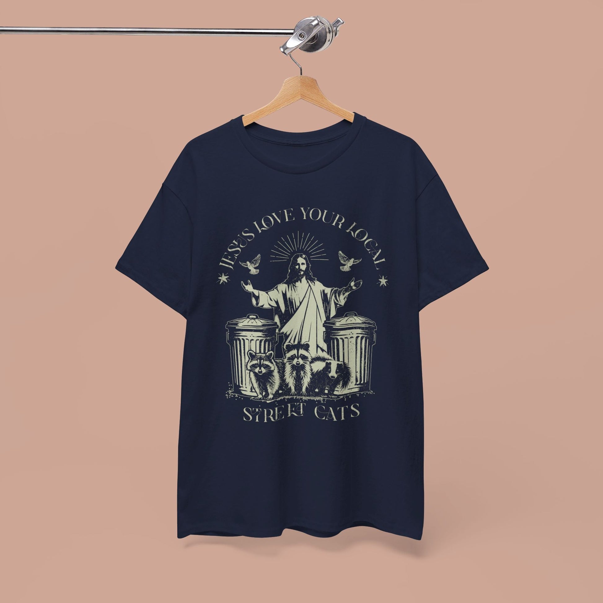 Jesus Love Your Local Street Cats Funny Meme T-shirt. - KILLER RETRO
