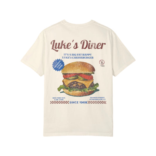 Luke's Diner Retro Cheeseburger Tee - KILLER RETRO