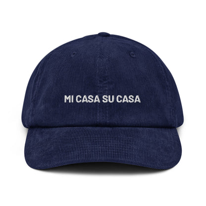 MI Casa Su Casa Embroidered Corduroy hat - KILLER RETRO