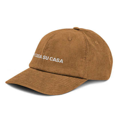 MI Casa Su Casa Embroidered Corduroy hat - KILLER RETRO