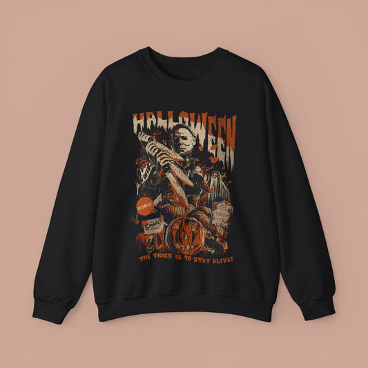 Michael Myers Vintage Halloween Sweatshirt. - KILLER RETRO