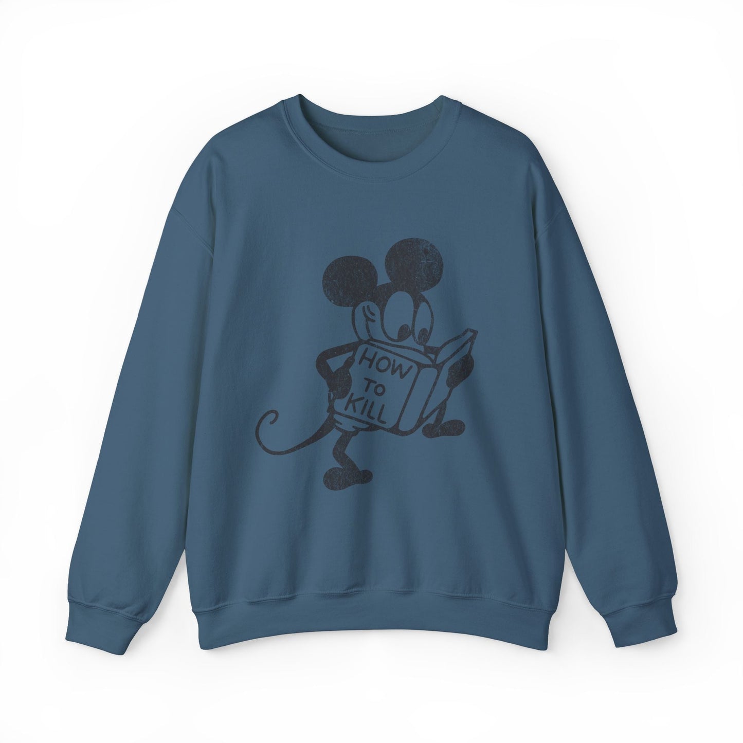 Mickey Mouse How To Kill Sweatshirt. - KILLER RETRO