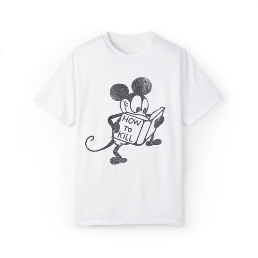 Mickey Mouse How To Kill Vintage T-shirt. - KILLER RETRO