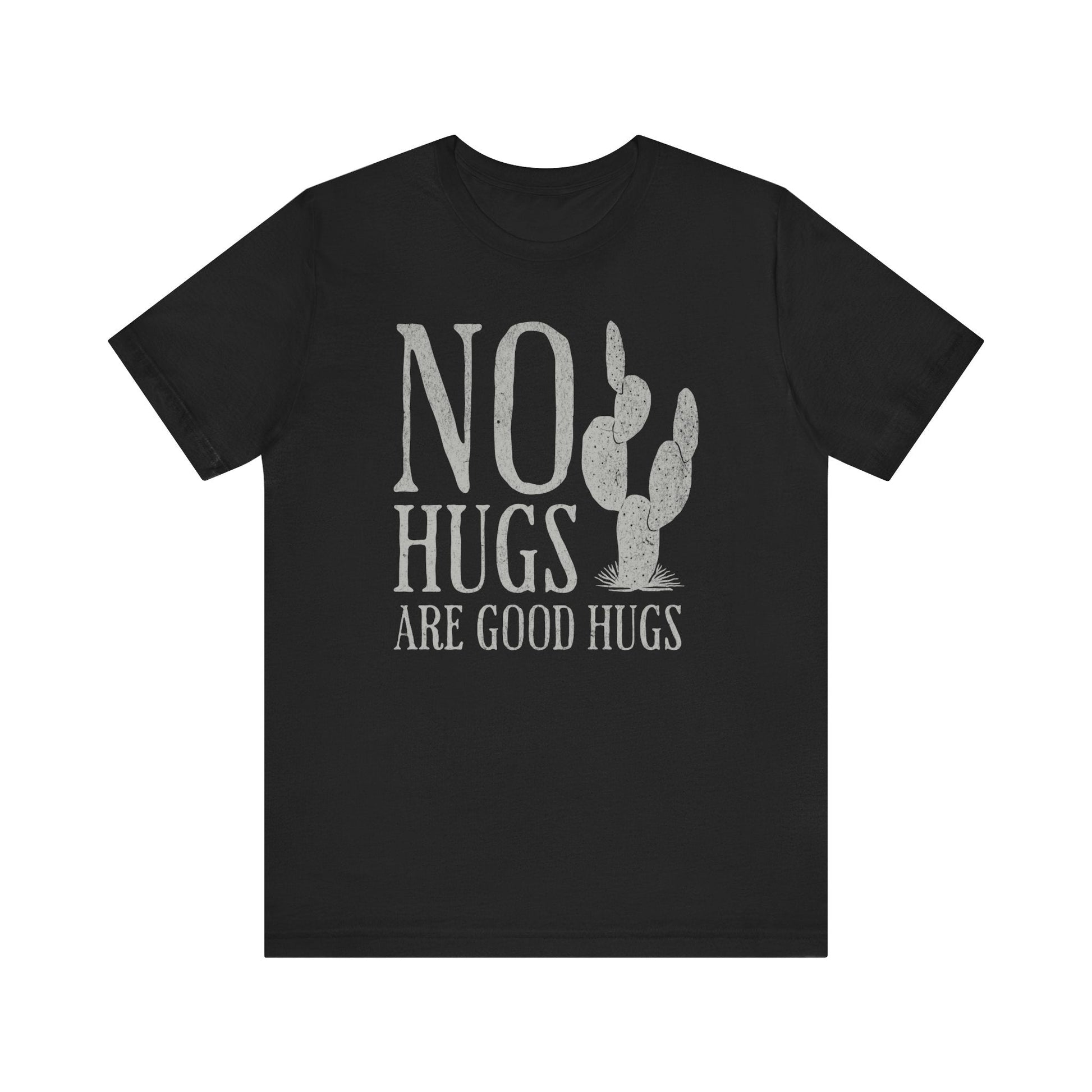 No Hugs Are Good Hugs Funny Graphic Tee - KILLER RETRO
