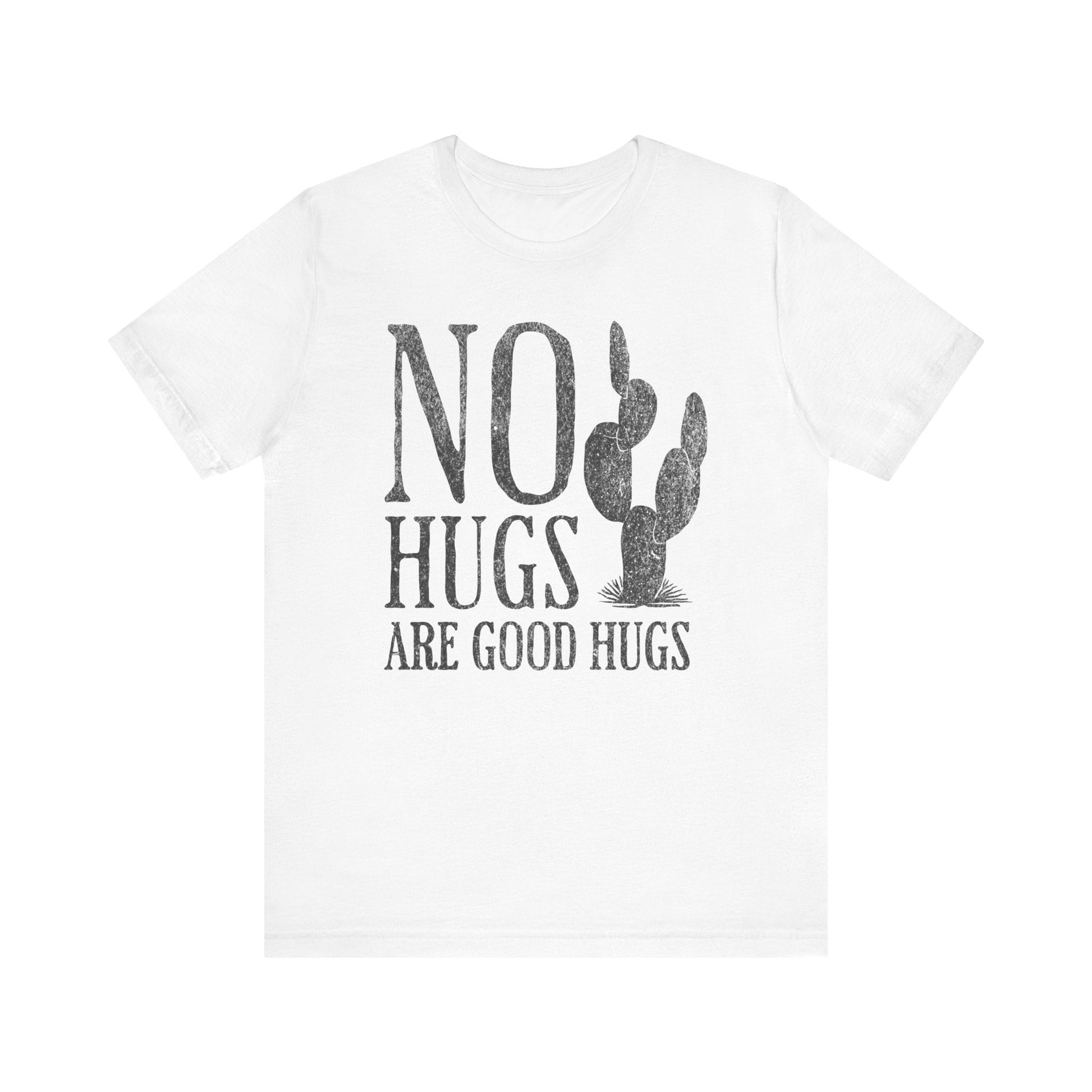 No Hugs Are Good Hugs Funny Graphic Tee - KILLER RETRO