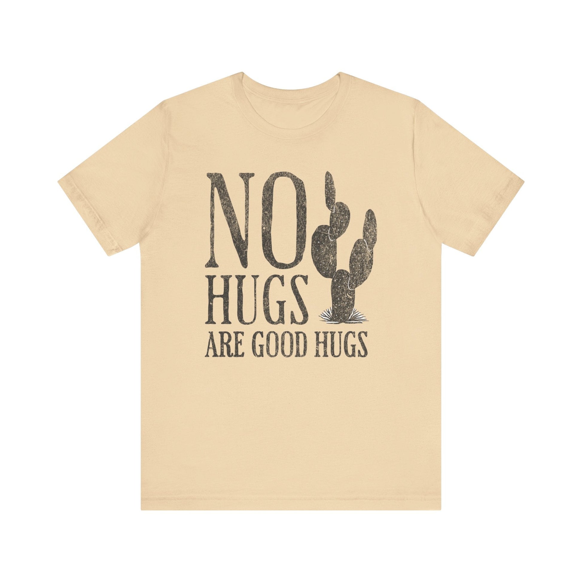 No Hugs Are Good Hugs Funny Graphic Tee - KILLER RETRO