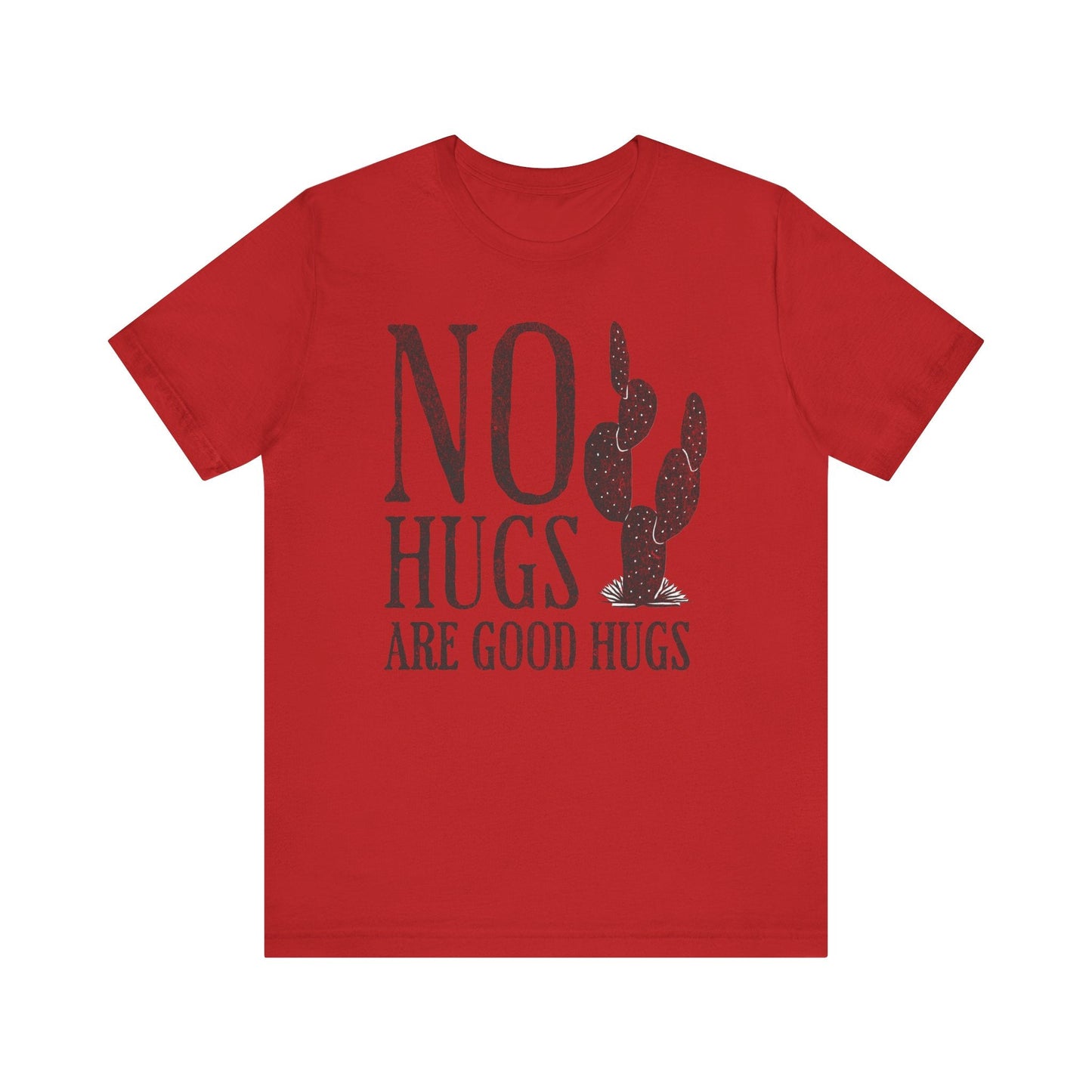 No Hugs Are Good Hugs Funny Graphic Tee - KILLER RETRO