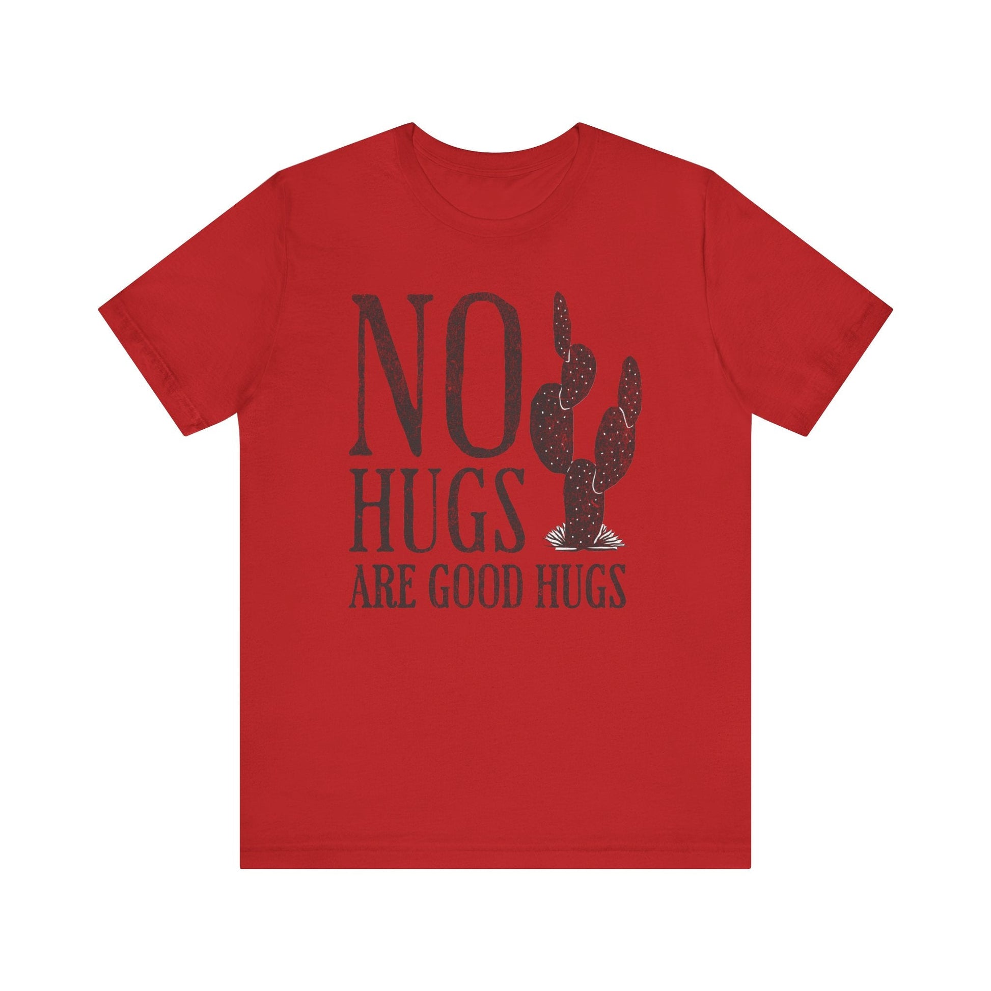 No Hugs Are Good Hugs Funny Graphic Tee - KILLER RETRO