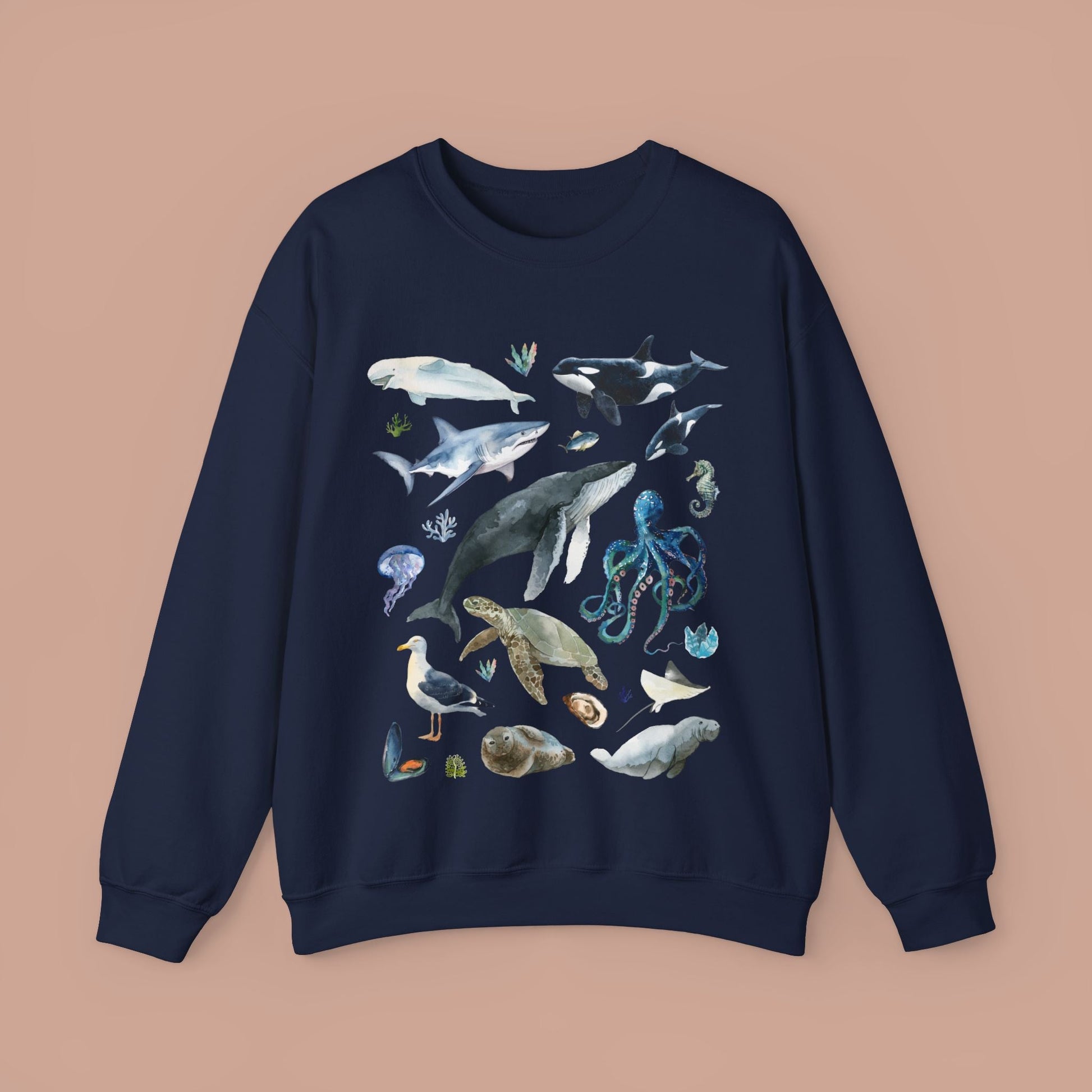 Ocean Animals Sweatshirt - KILLER RETRO