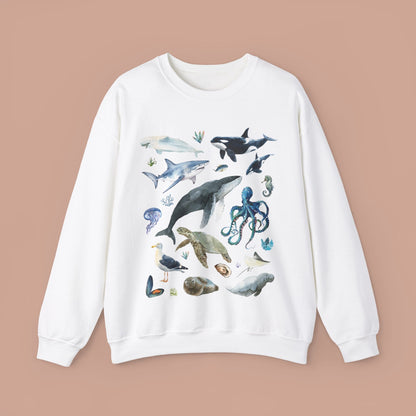 Ocean Animals Sweatshirt - KILLER RETRO