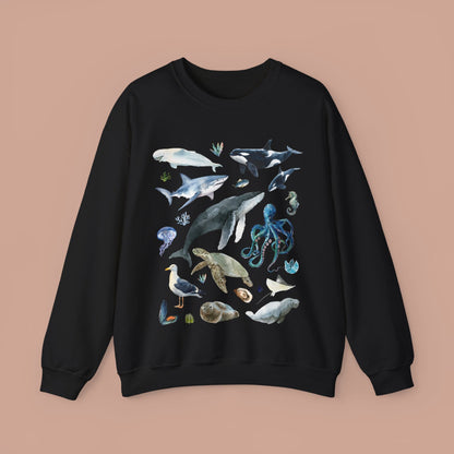 Ocean Animals Sweatshirt - KILLER RETRO