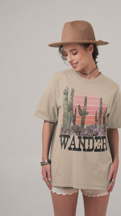 Wander Desert Western Tee