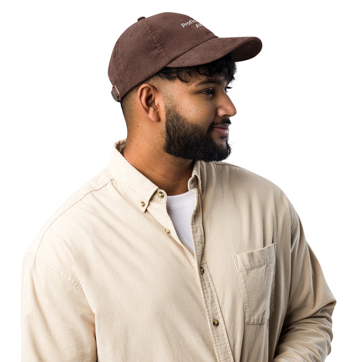 Proficient in AVID Funny Embroidered Vintage Corduroy Cap - KILLER RETRO