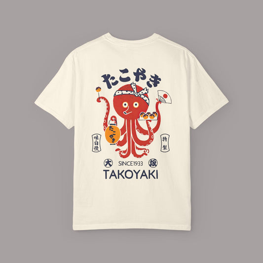 Japanese Street Food Takoyaki Octopus Graphic Tee