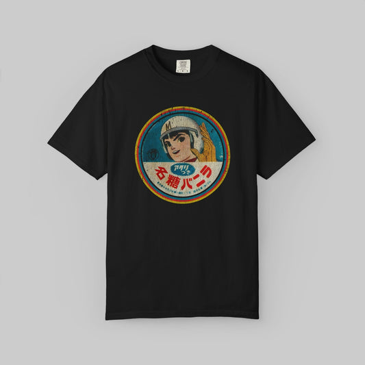 Speed Racer 1970s Japanese Anime Ice Cream Cap Graphic Tee