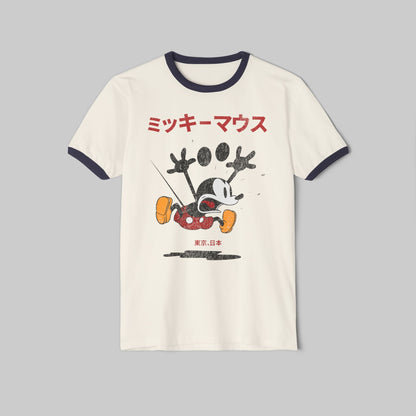 Vintage Style Japanese Mickey Ringer Tee