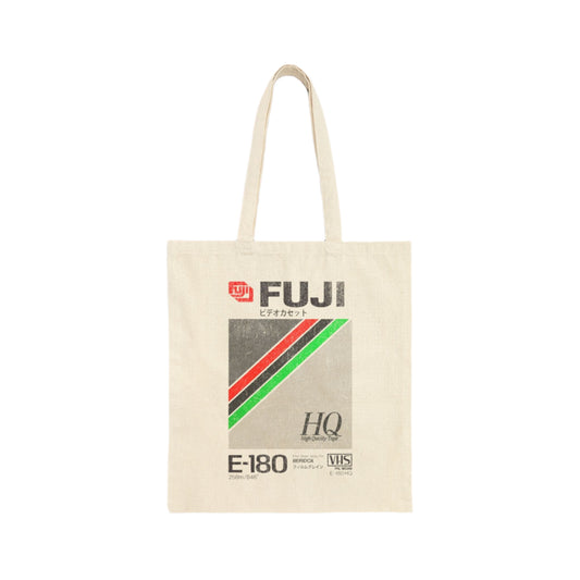 Retro Fuji Cotton Canvas Tote Bag, Reusable Shopping Bag, Eco - Friendly Bag, Modern Tote, Gift for Photography Lovers - KILLER RETRO