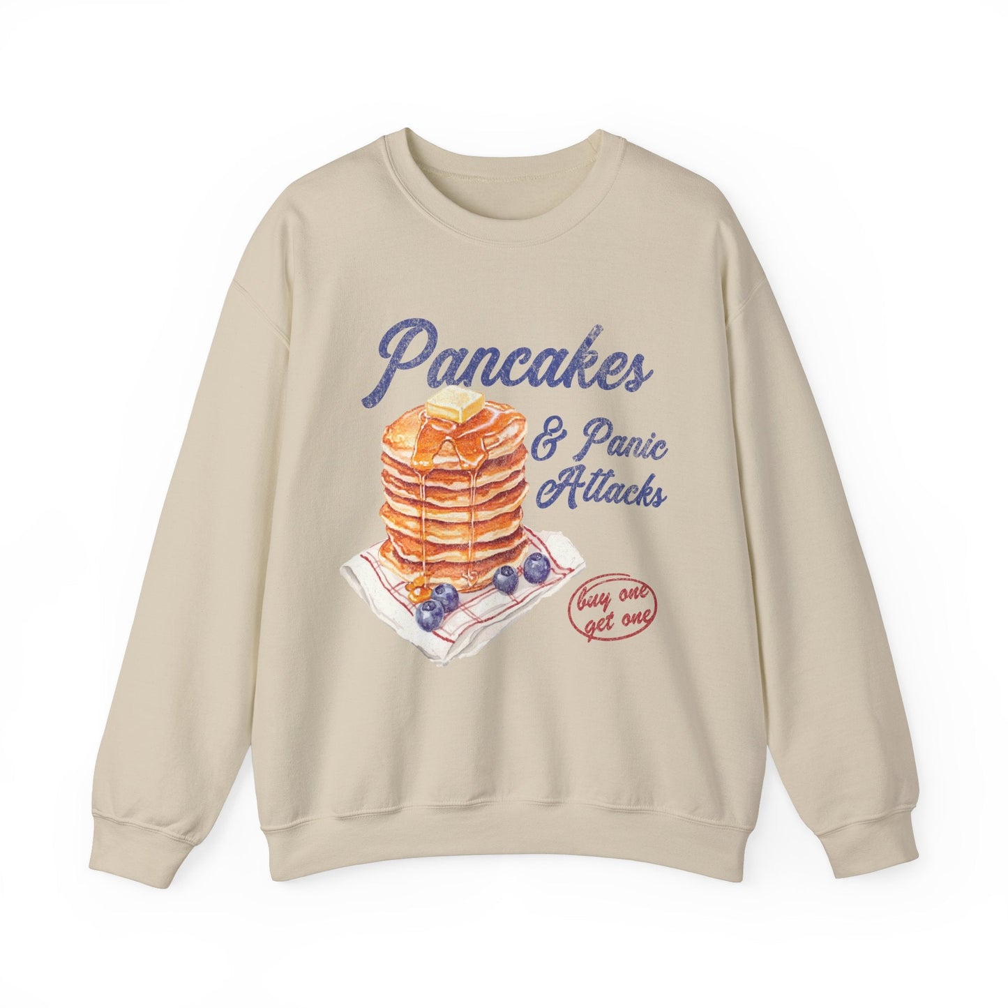 Retro Pancakes & Panic Attacks Sweatshirt - KILLER RETRO