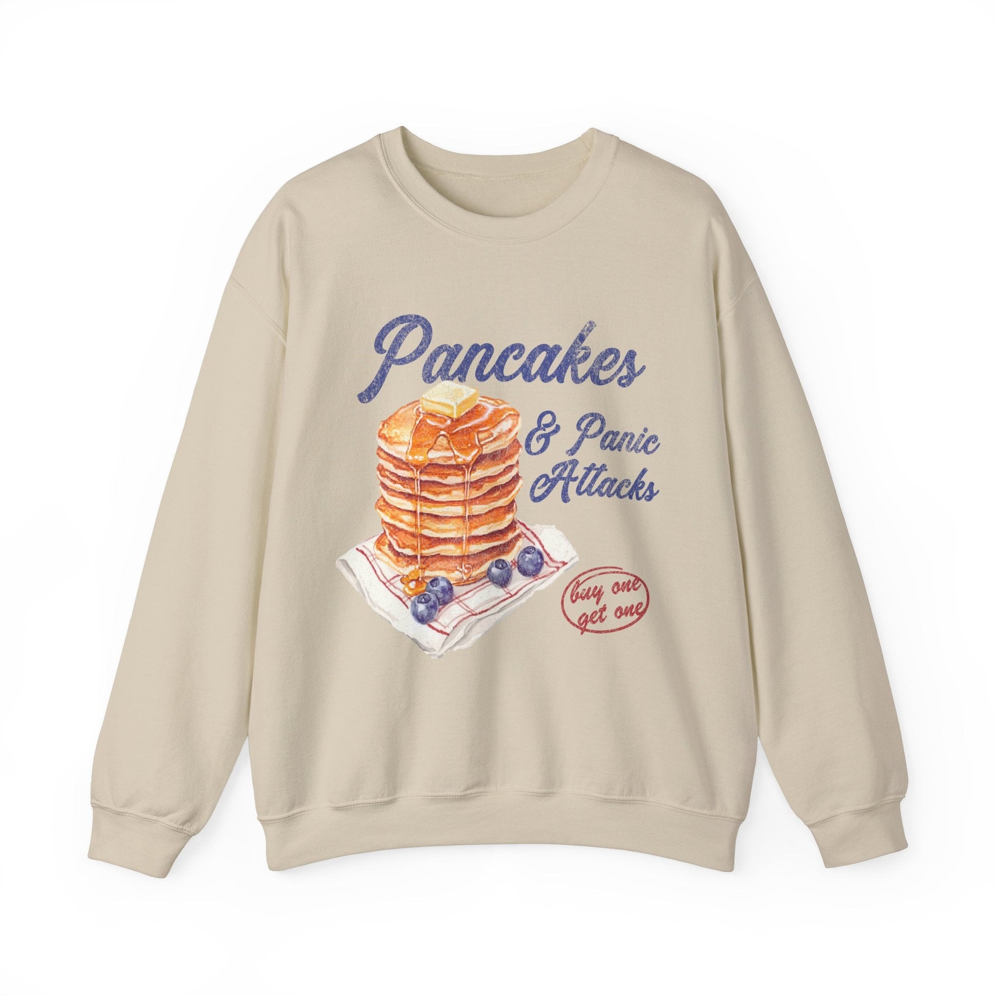Retro Pancakes & Panic Attacks Sweatshirt - KILLER RETRO