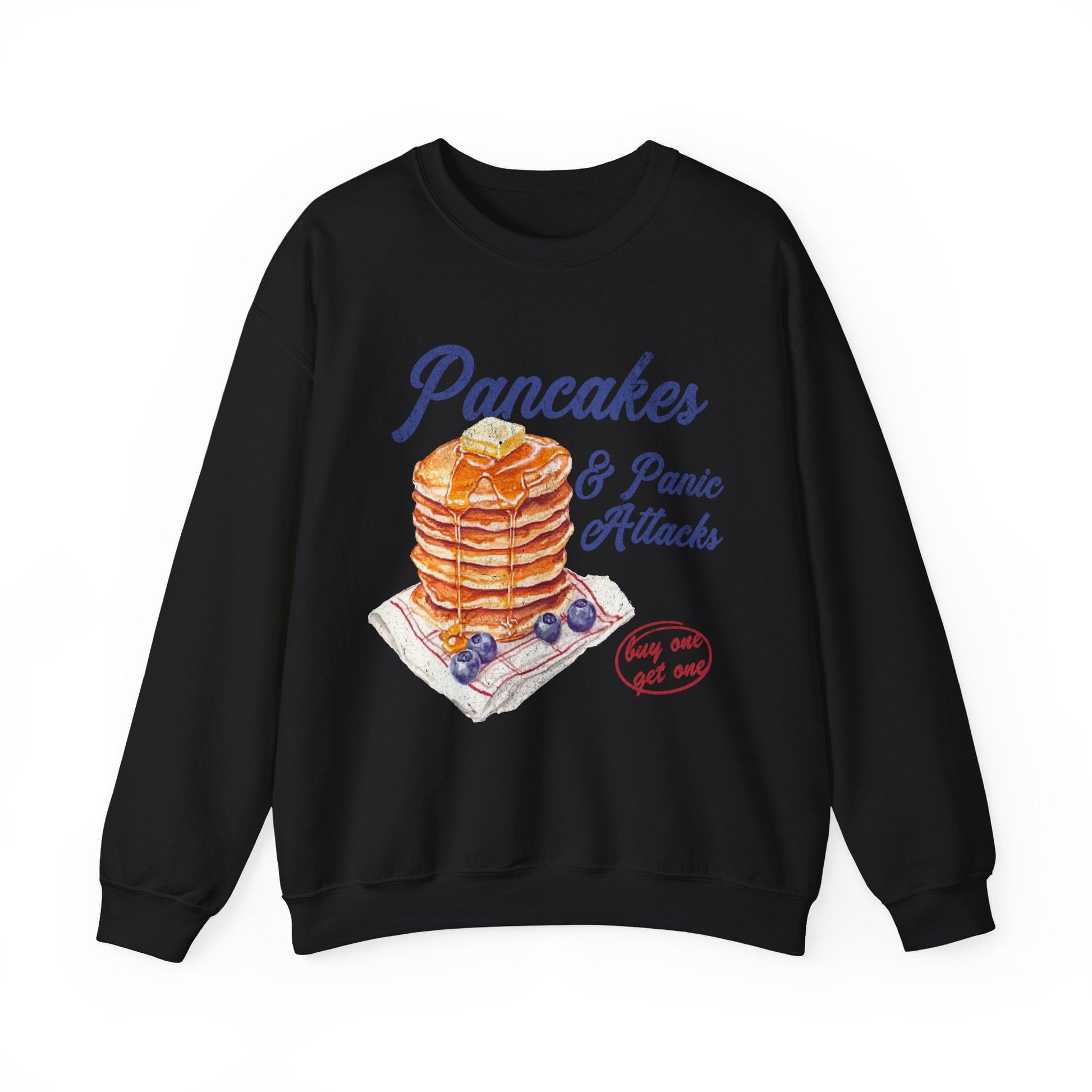 Retro Pancakes & Panic Attacks Sweatshirt - KILLER RETRO