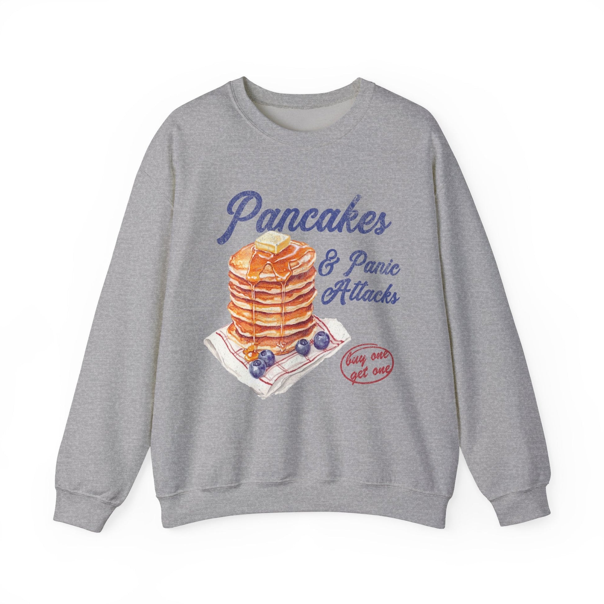 Retro Pancakes & Panic Attacks Sweatshirt - KILLER RETRO