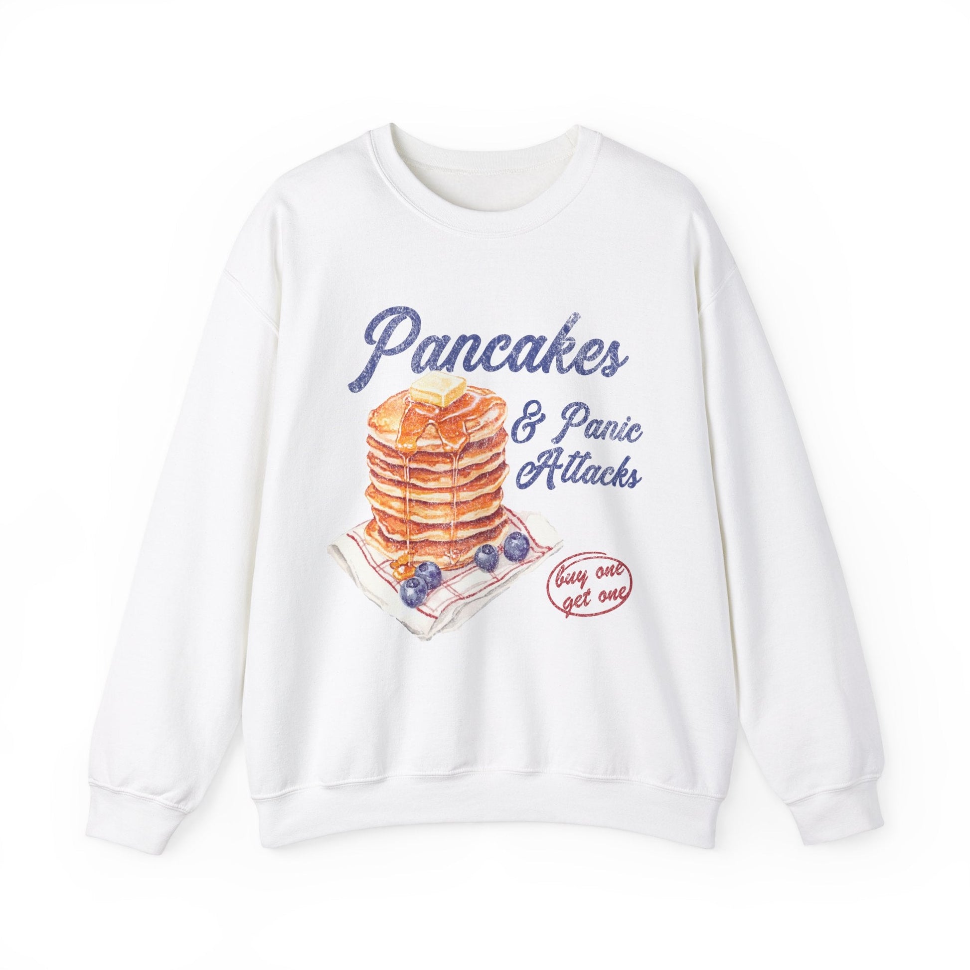 Retro Pancakes & Panic Attacks Sweatshirt - KILLER RETRO