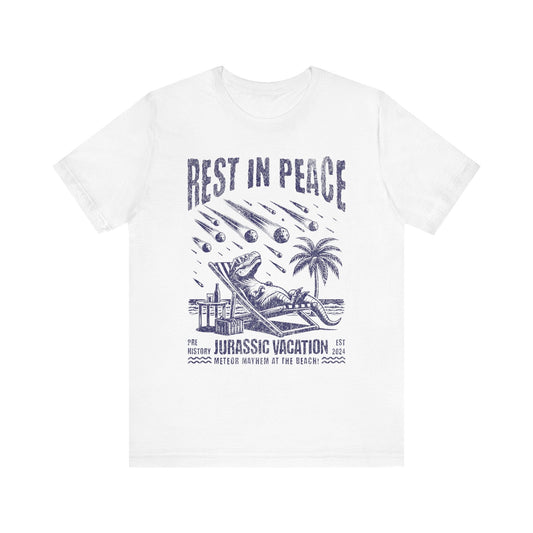 Retro T - Rex Rest In Peace Funny T-shirt. - KILLER RETRO