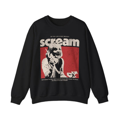 Scream Retro Horror Sweatshirt. - KILLER RETRO