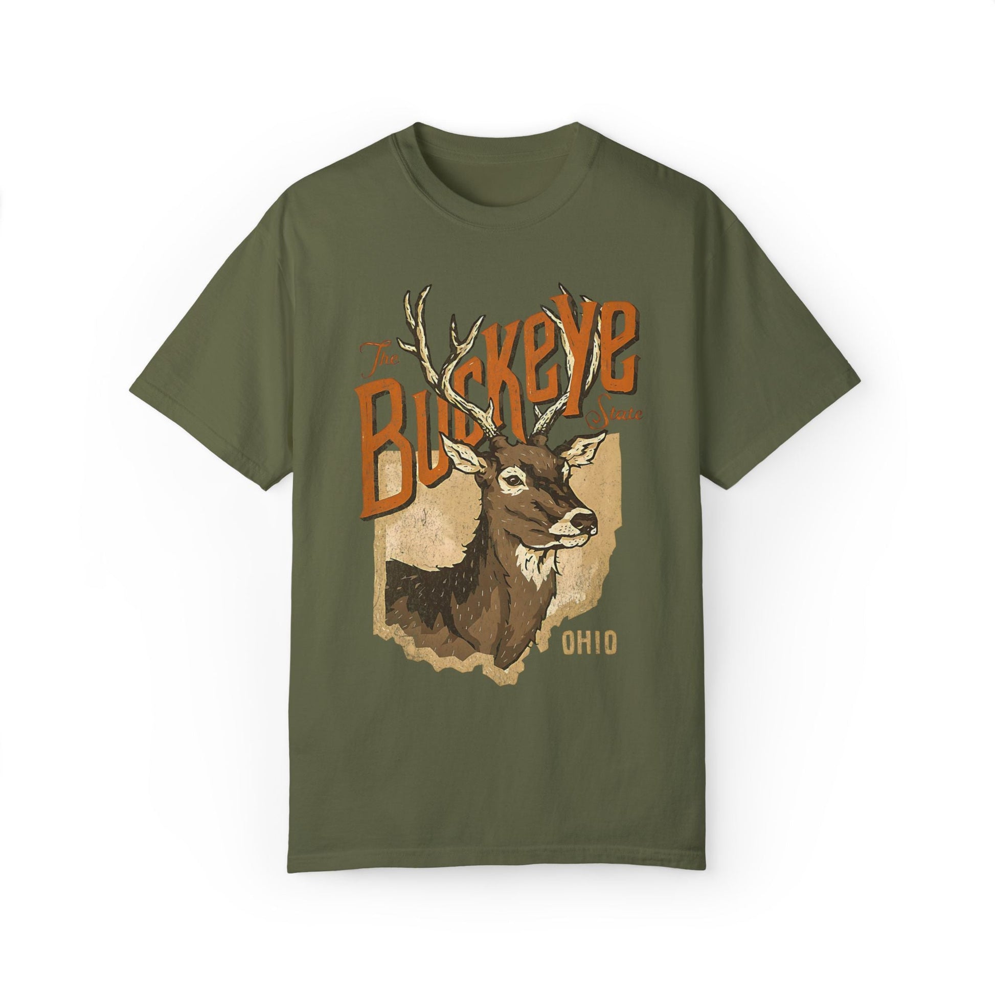 The Buckeye State Ohio Vintage Graphic Tee. - KILLER RETRO