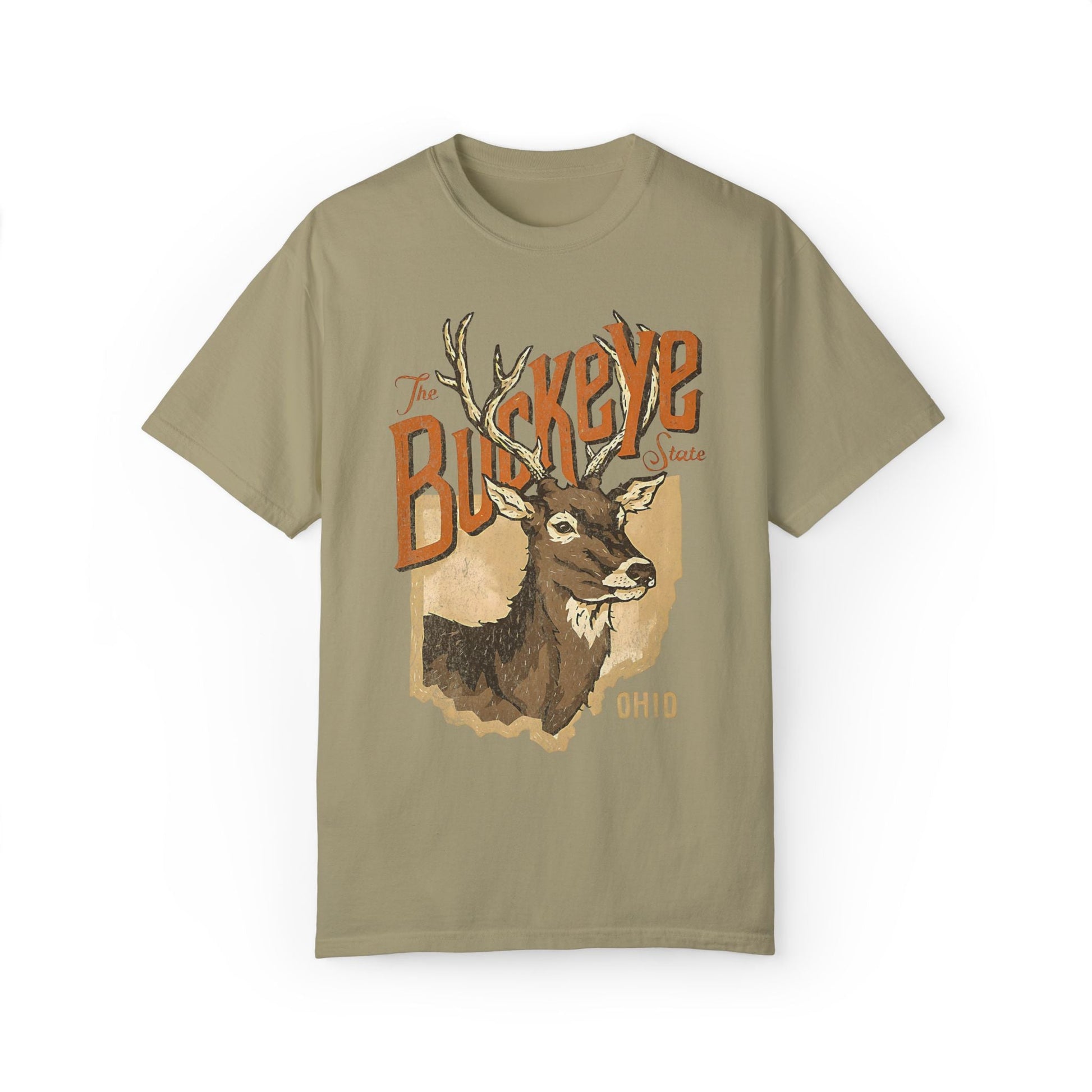 The Buckeye State Ohio Vintage Graphic Tee. - KILLER RETRO