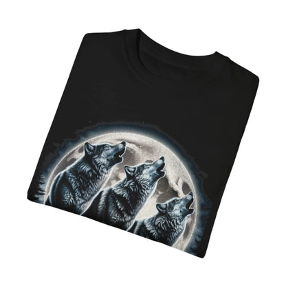 Three Wolves Howling Vintage T-shirt. - KILLER RETRO