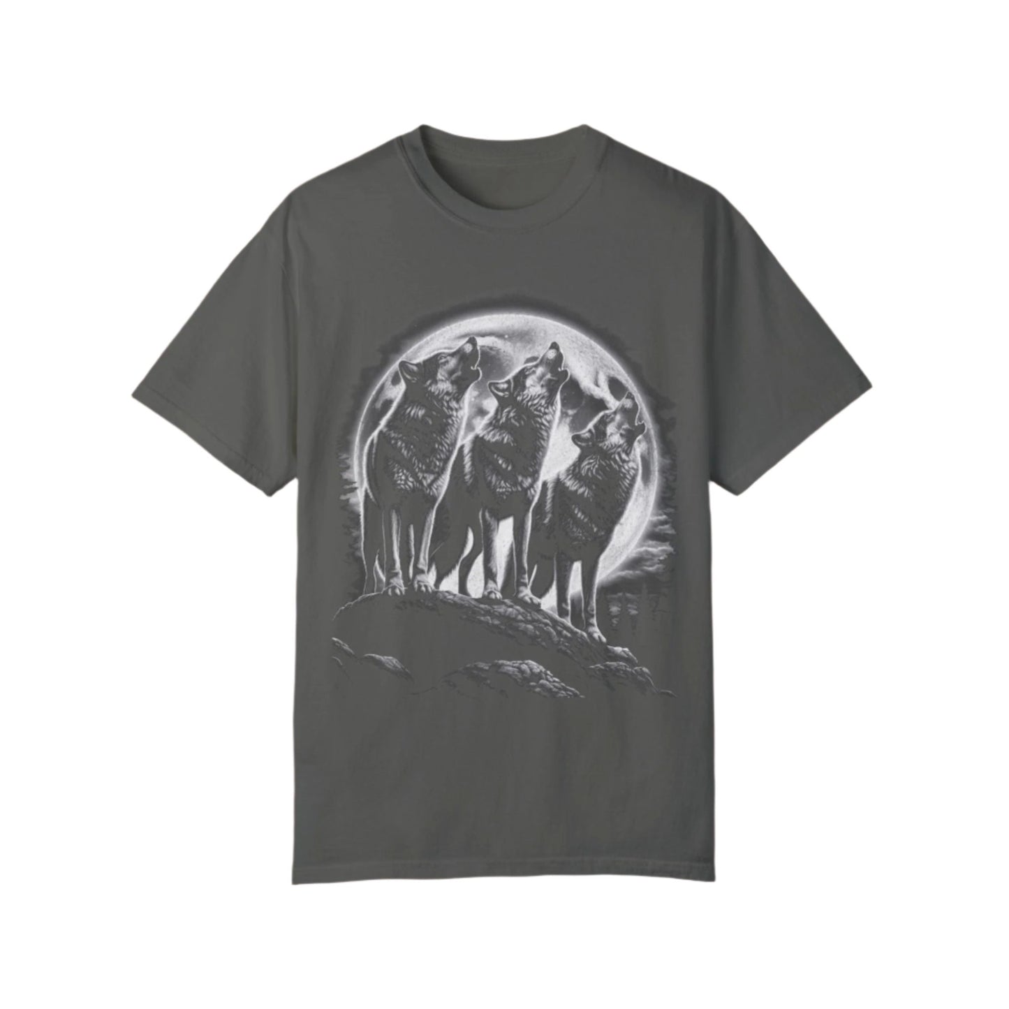 Three Wolves Howling Vintage T-shirt. - KILLER RETRO