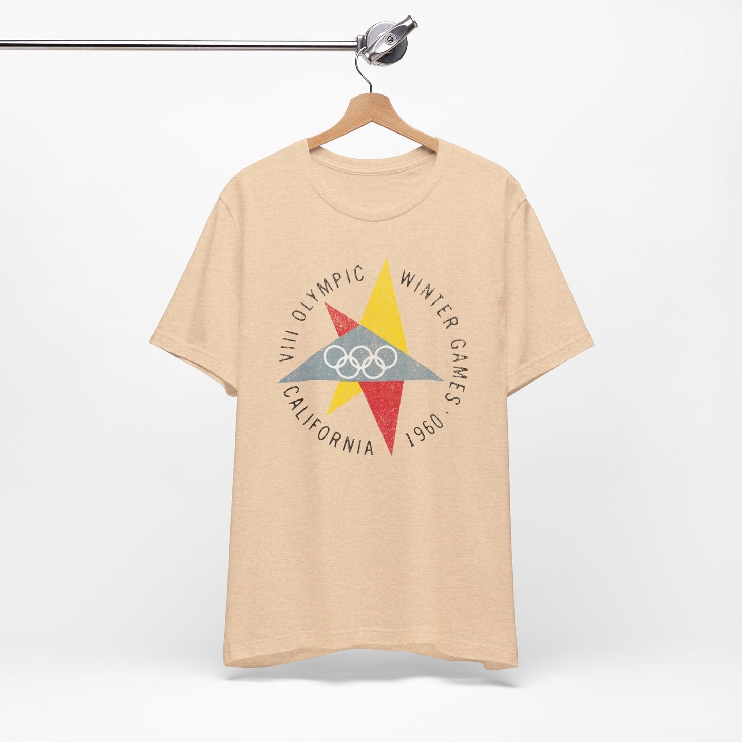 Vintage 1960 California Winter Games Retro Graphic T-shirt. - KILLER RETRO