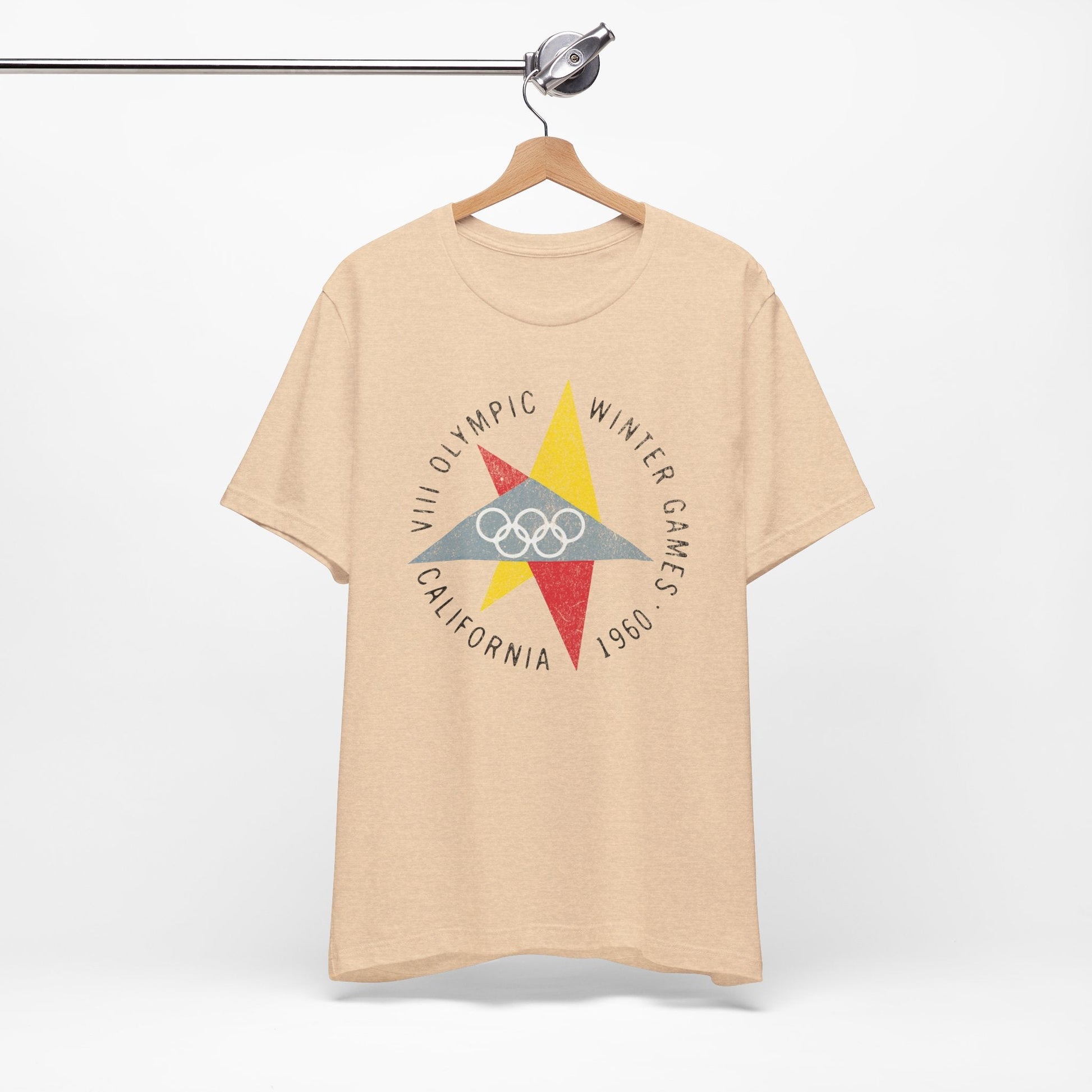 Vintage 1960 California Winter Games Retro Graphic T-shirt. - KILLER RETRO