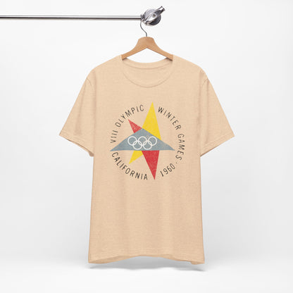 Vintage 1960 California Winter Games Retro Graphic T-shirt. - KILLER RETRO
