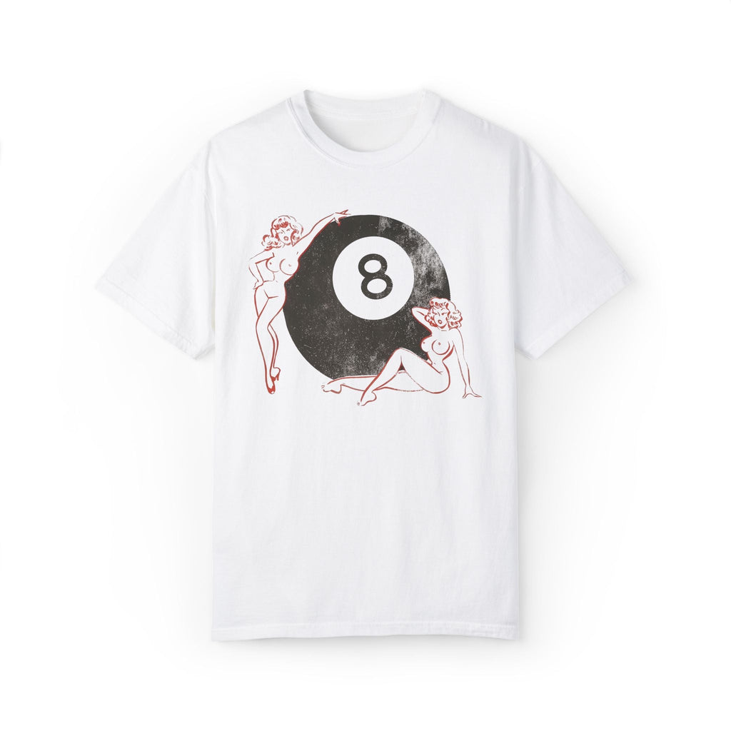 Vintage 8 Ball 50's 60's Style Graphic Unisex T-Shirt - KILLER RETRO