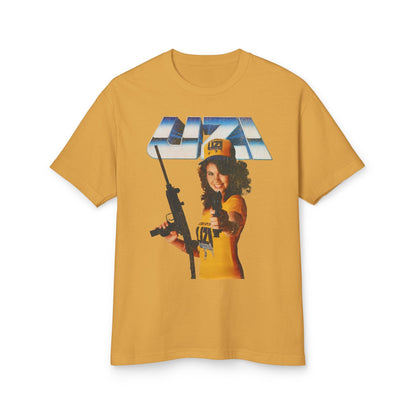 Vintage 80s Retro Gun Ad Graphic Tee. - KILLER RETRO