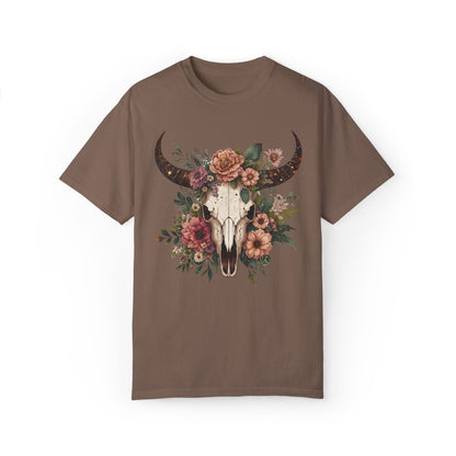 Vintage Cow Skull Western T-shirt - KILLER RETRO
