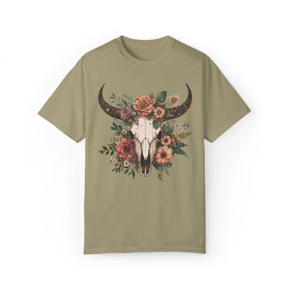 Vintage Cow Skull Western T-shirt - KILLER RETRO