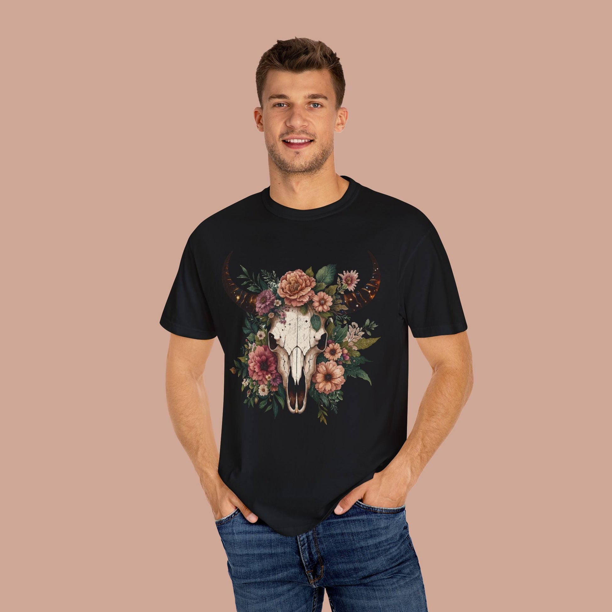 Vintage Cow Skull Western T-shirt - KILLER RETRO