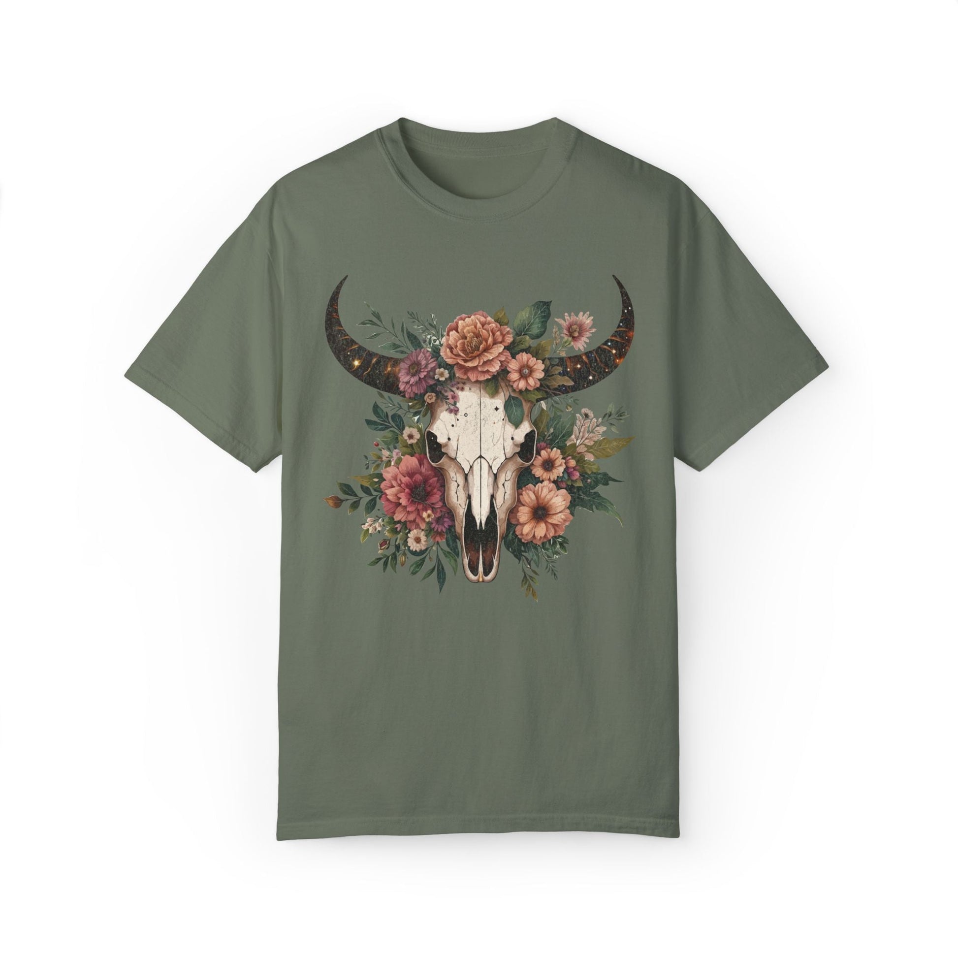 Vintage Cow Skull Western T-shirt - KILLER RETRO