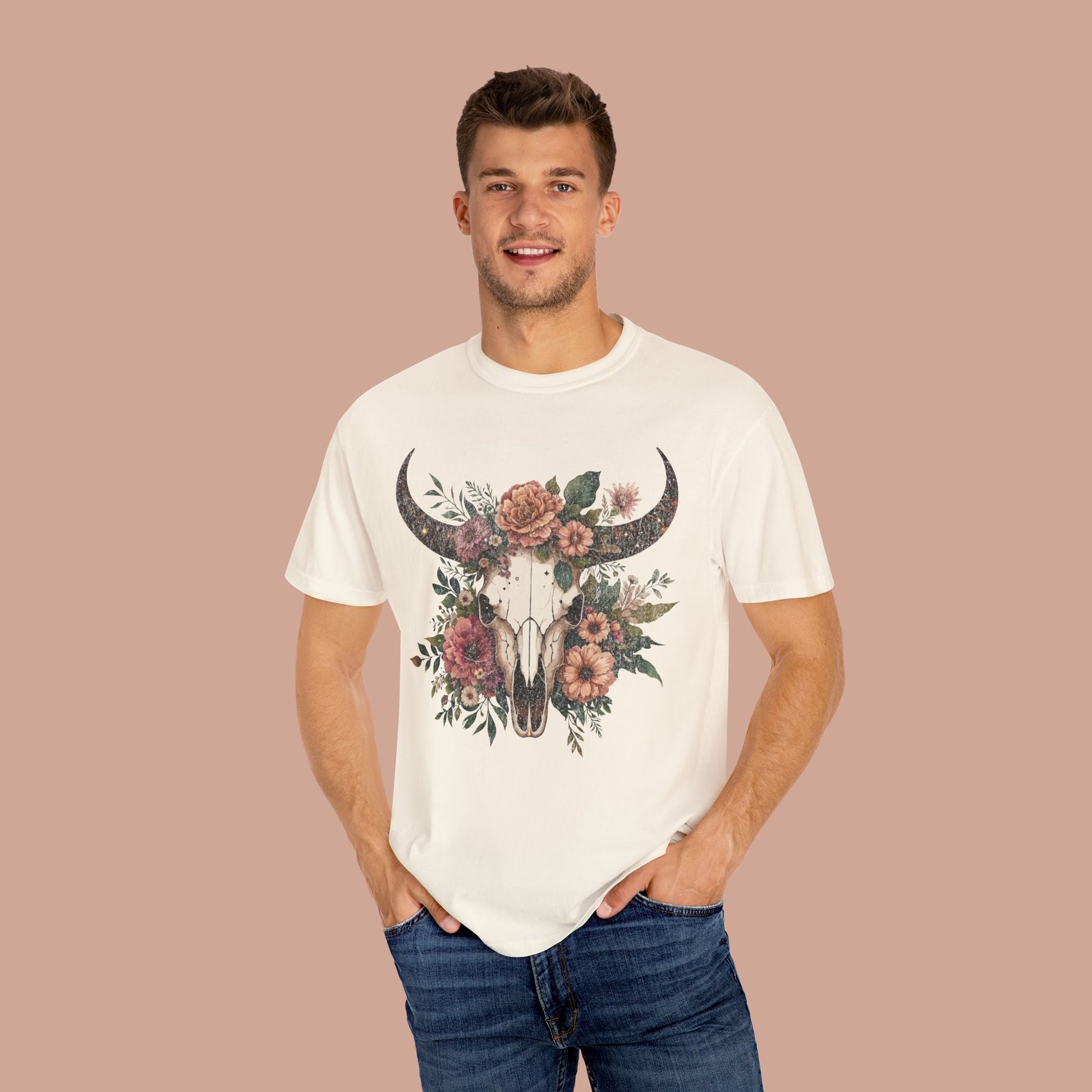 Vintage Cow Skull Western T-shirt - KILLER RETRO