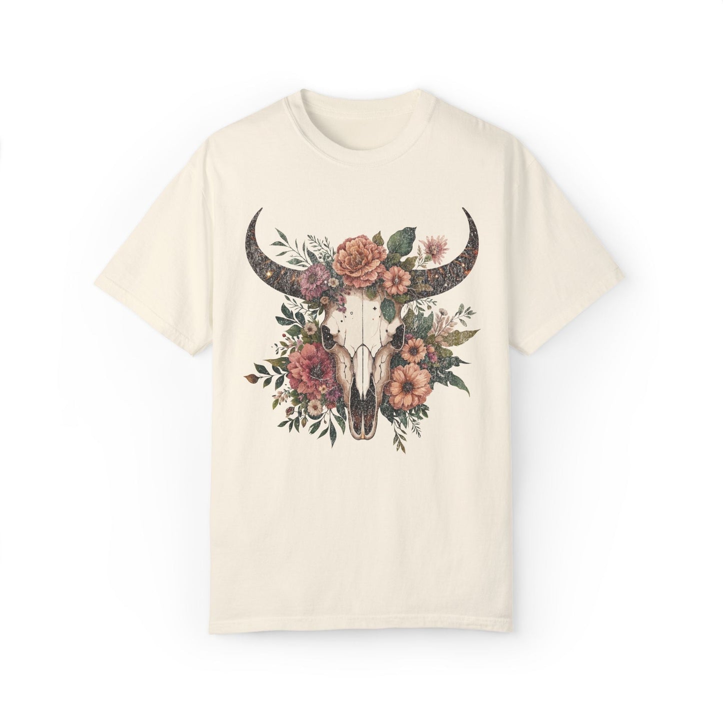 Vintage Cow Skull Western T-shirt - KILLER RETRO