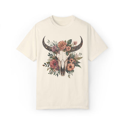 Vintage Cow Skull Western T-shirt - KILLER RETRO