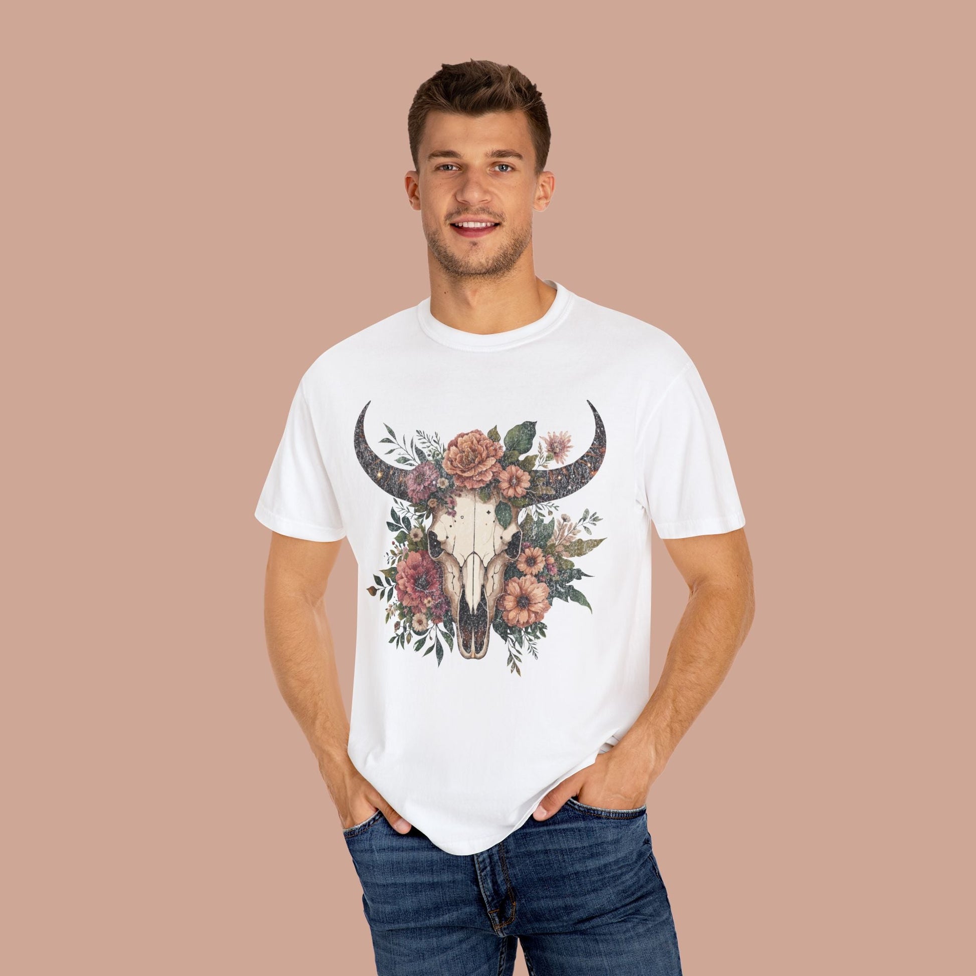 Vintage Cow Skull Western T-shirt - KILLER RETRO