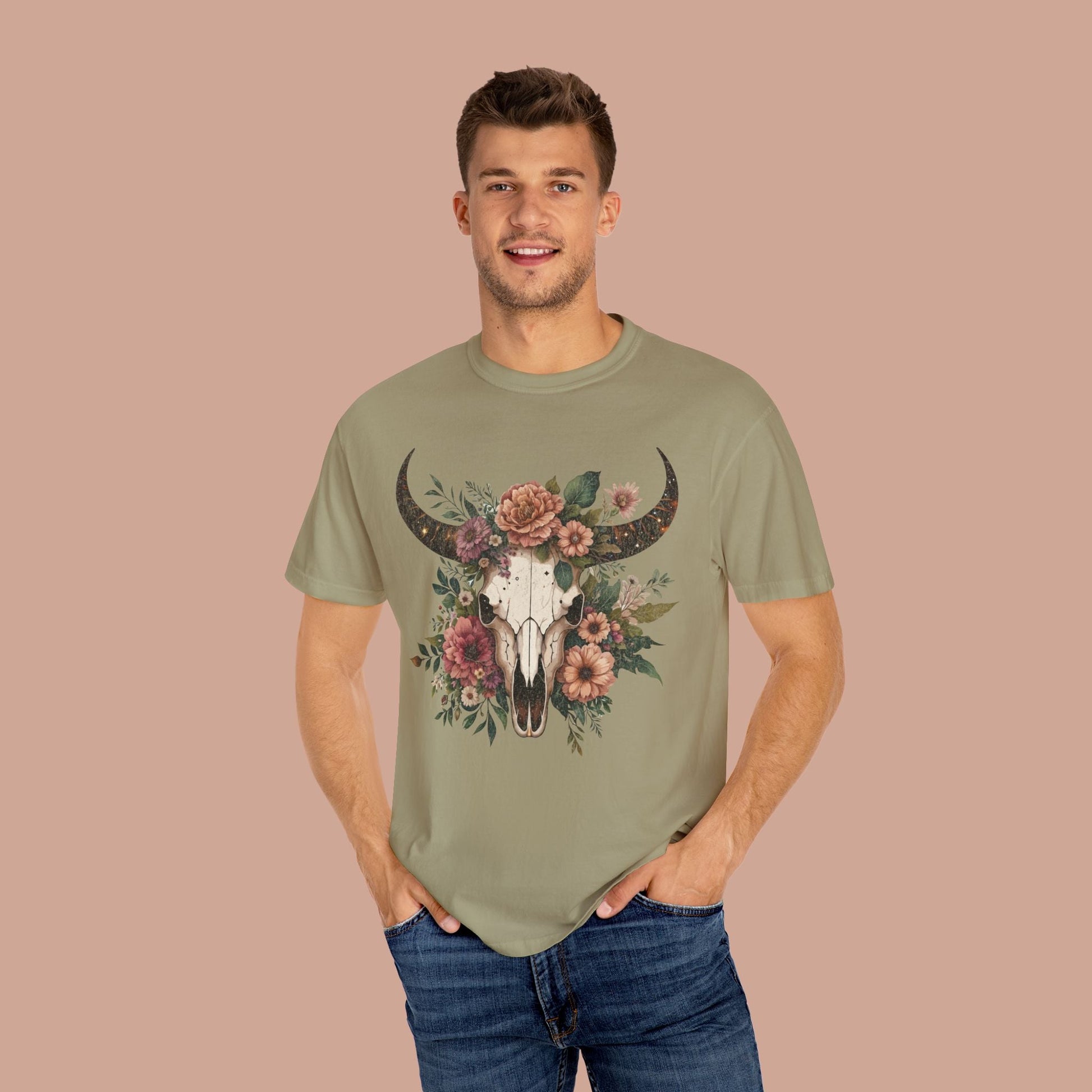 Vintage Cow Skull Western T-shirt - KILLER RETRO